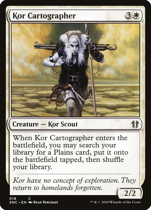 Kor Cartographer - Zendikar Rising Commander - 18