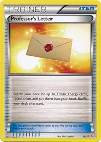 Professor's Letter (Sylveon) - XY Trainer Kit: Sylveon & Noivern - 28/30