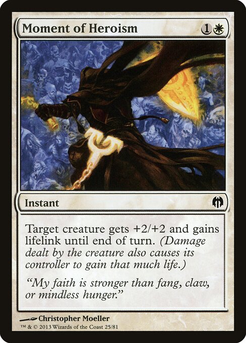 Moment of Heroism - Duel Decks: Heroes vs. Monsters - 25