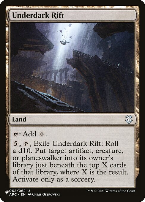 Underdark Rift - The List - AFC-62