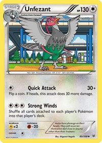 Unfezant (80) - XY - Roaring Skies - 80/108