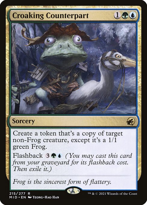 Croaking Counterpart - Innistrad: Midnight Hunt - 215