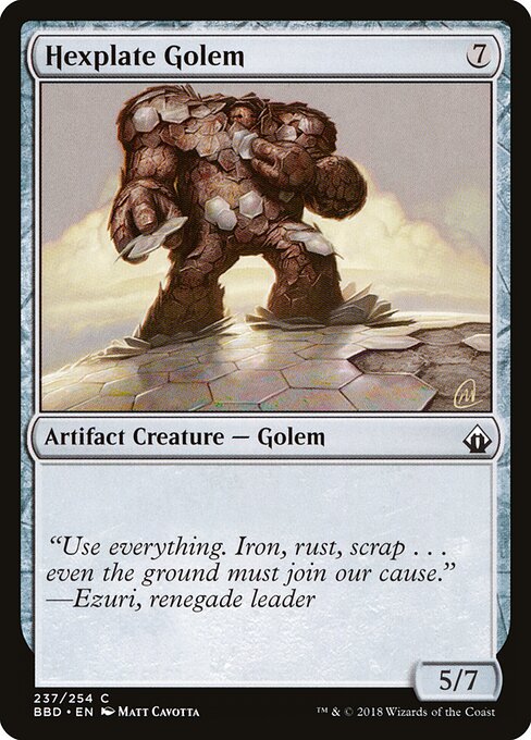 Hexplate Golem - Battlebond - 237