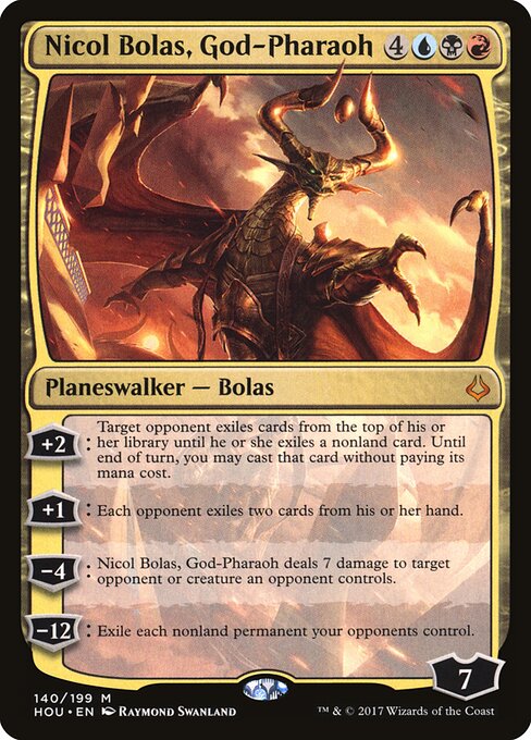 Nicol Bolas, God-Pharaoh - Hour of Devastation - 140