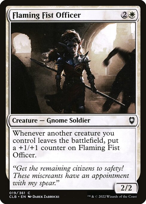 Flaming Fist Officer - Commander Legends: Battle for Baldur's Gate - 19