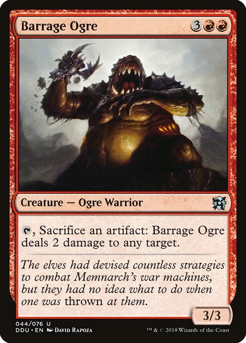 Barrage Ogre - Duel Decks: Elves vs. Inventors - 44