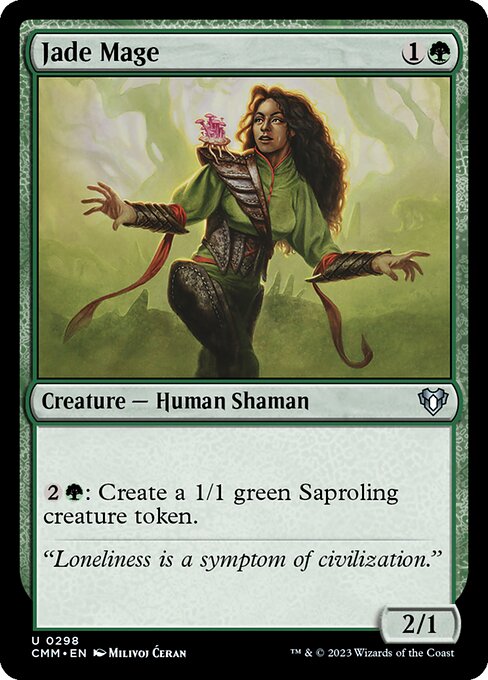 Jade Mage - Commander Masters - 298