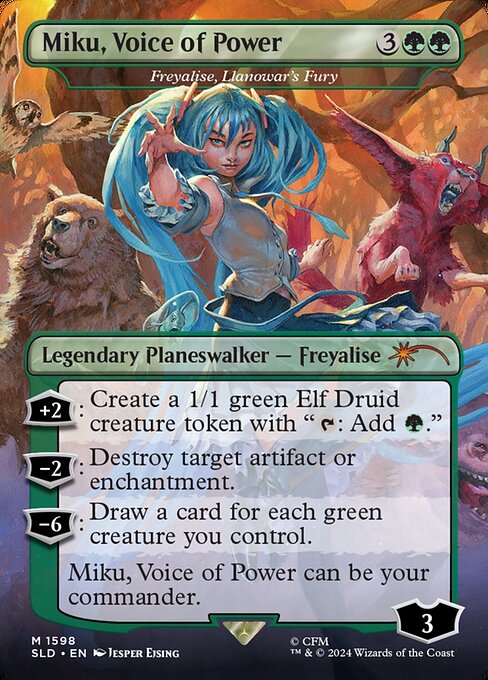 Freyalise, Llanowar's Fury - Secret Lair Drop - 1598