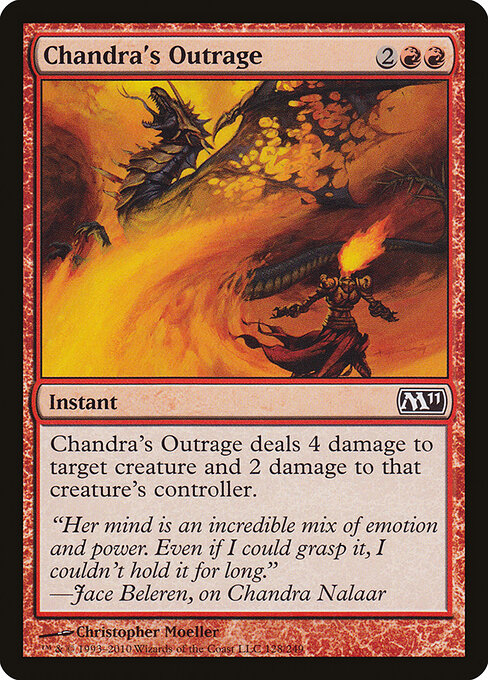 Chandra's Outrage - Magic 2011 - 128