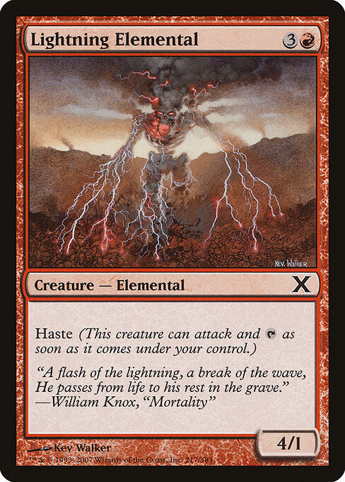 Lightning Elemental - Tenth Edition - 217