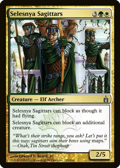 Selesnya Sagittars - Ravnica: City of Guilds - 229