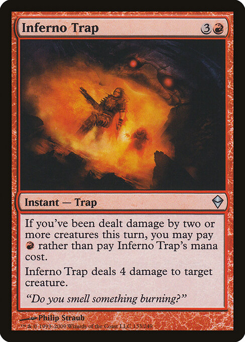 Inferno Trap - Zendikar - 133