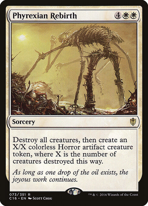 Phyrexian Rebirth - Commander 2016 - 73