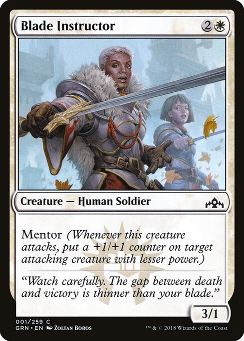 Blade Instructor - Guilds of Ravnica - 1