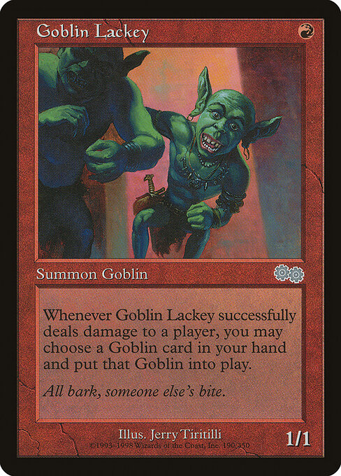 Goblin Lackey - Urza's Saga - 190