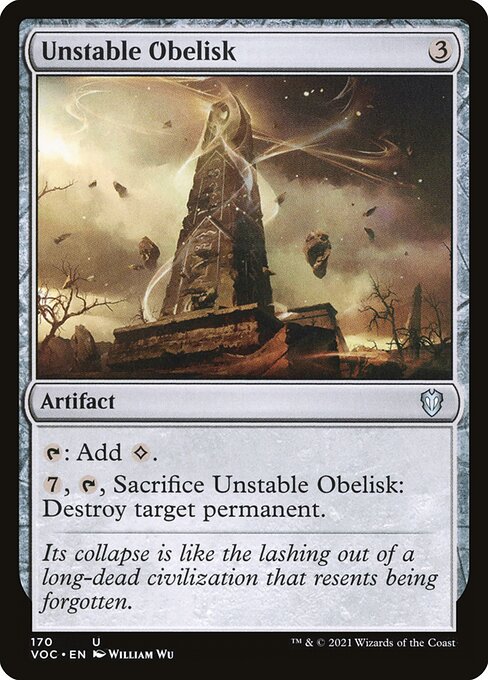 Unstable Obelisk - Crimson Vow Commander - 170