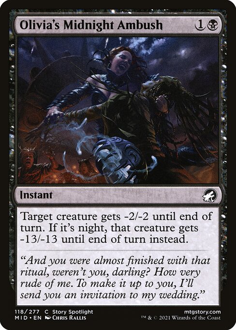 Olivia's Midnight Ambush - Innistrad: Midnight Hunt - 118