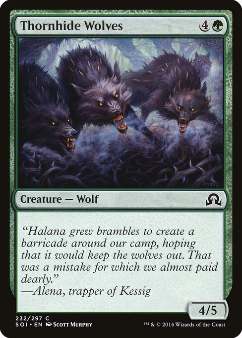 Thornhide Wolves - Shadows over Innistrad - 232