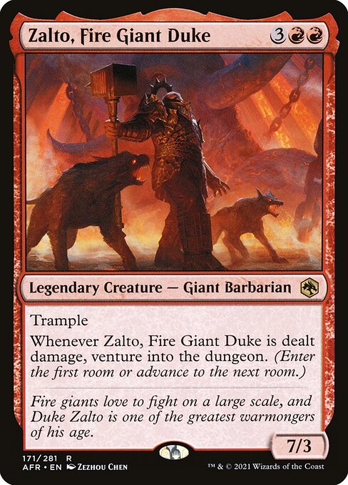 Zalto, Fire Giant Duke - Adventures in the Forgotten Realms - 171