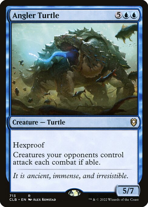 Angler Turtle - Commander Legends: Battle for Baldur's Gate - 713