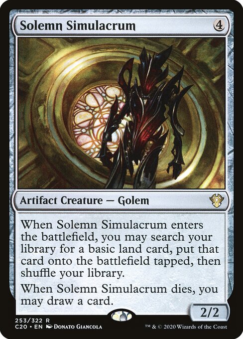 Solemn Simulacrum - Commander 2020 - 253