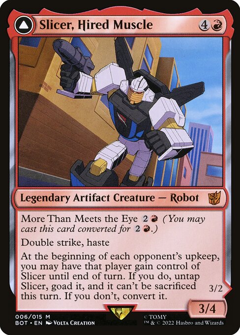 Slicer, Hired Muscle // Slicer, High-Speed Antagonist - Transformers - 6