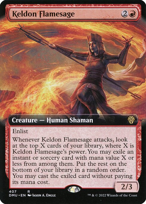 Keldon Flamesage - Dominaria United - 407