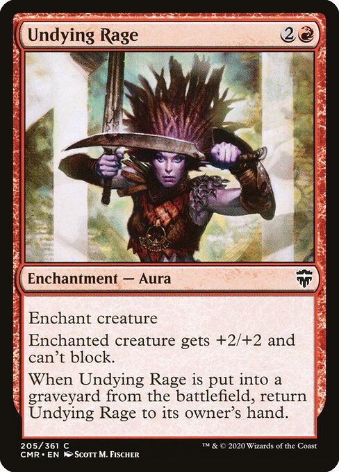 Undying Rage - Commander Legends - 205