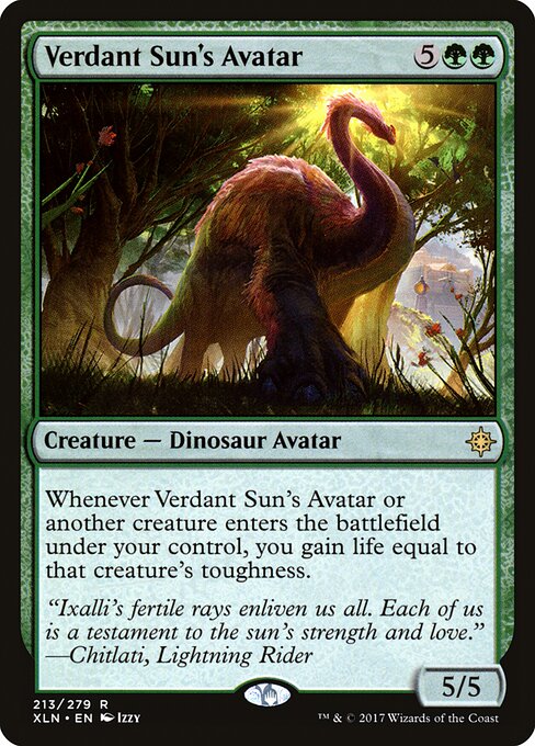 Verdant Sun's Avatar - Ixalan - 213