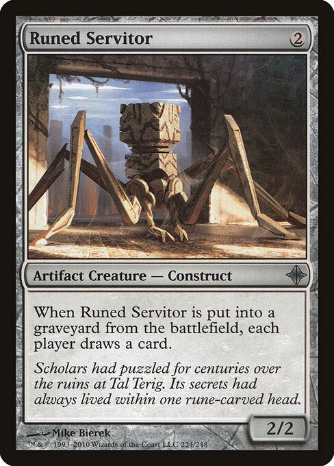 Runed Servitor - Rise of the Eldrazi - 224