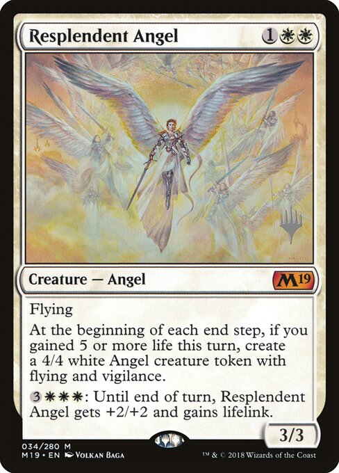 Resplendent Angel - Core Set 2019 Promos - 34p