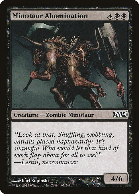 Minotaur Abomination - Magic 2014 - 107