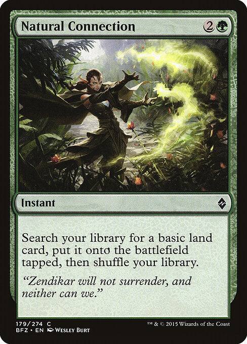 Natural Connection - Battle for Zendikar - 179