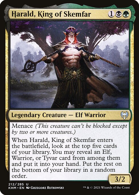 Harald, King of Skemfar - Kaldheim - 212