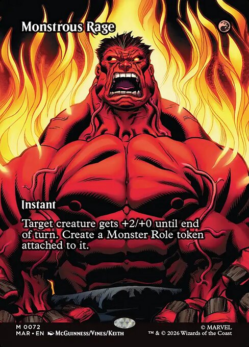 Monstrous Rage - Marvel Universe - 72