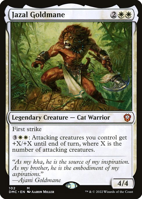 Jazal Goldmane - Dominaria United Commander - 102