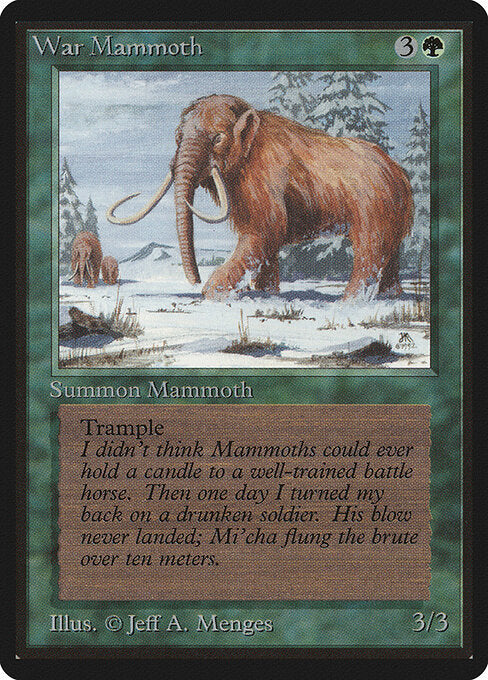 War Mammoth - Limited Edition Beta - 228