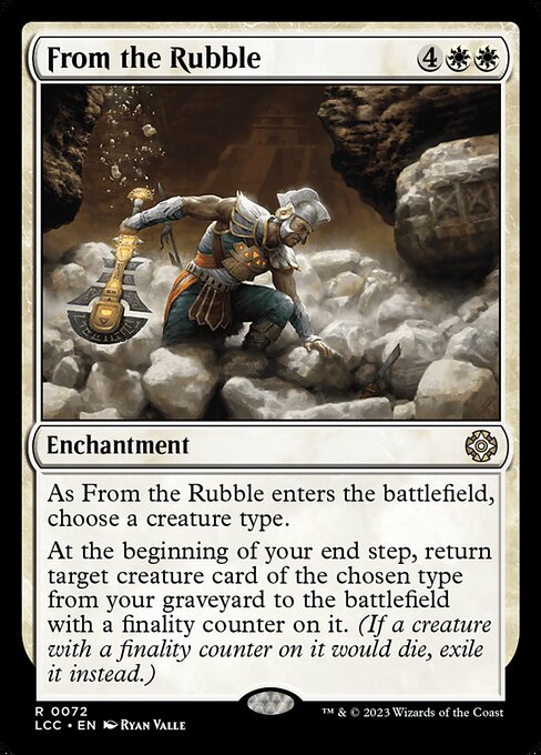 From the Rubble - The Lost Caverns of Ixalan Commander - 72