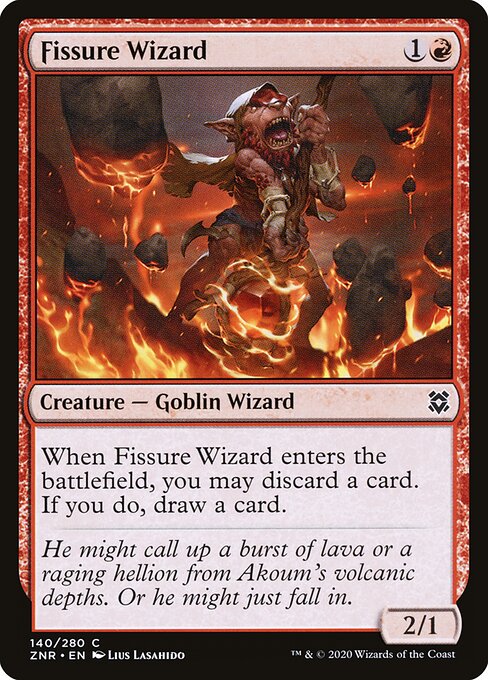 Fissure Wizard - Zendikar Rising - 140
