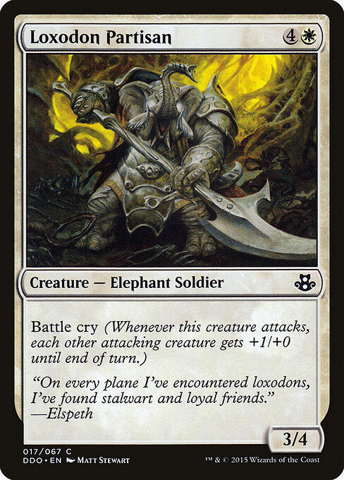 Loxodon Partisan - Duel Decks: Elspeth vs. Kiora - 17