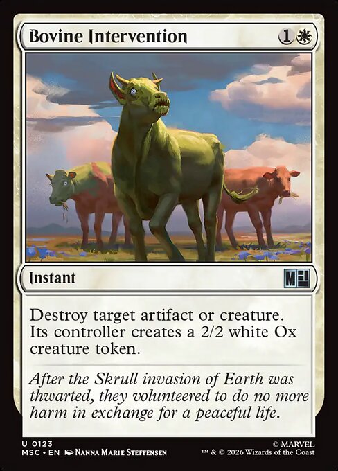 Bovine Intervention - Marvel Super Heroes Commander - 123