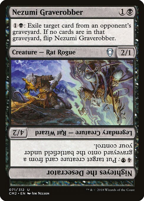 Nezumi Graverobber // Nighteyes the Desecrator - Commander Anthology Volume II - 71