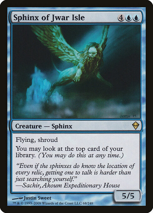 Sphinx of Jwar Isle - Zendikar - 68