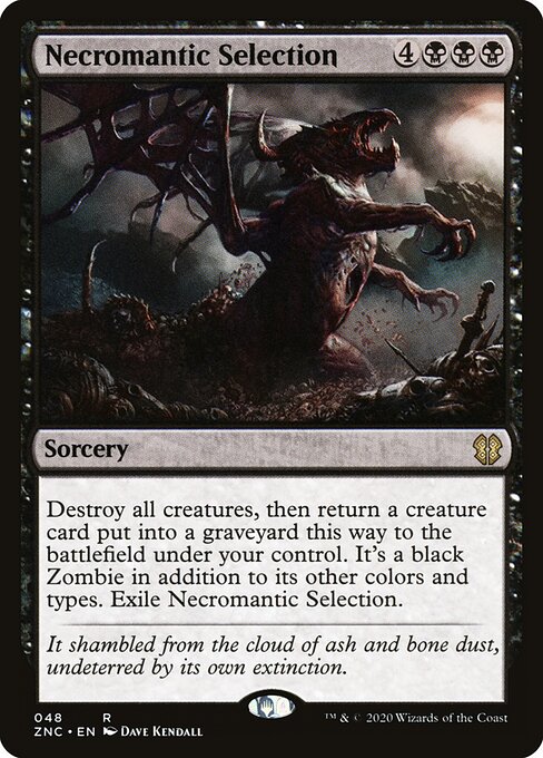 Necromantic Selection - Zendikar Rising Commander - 48