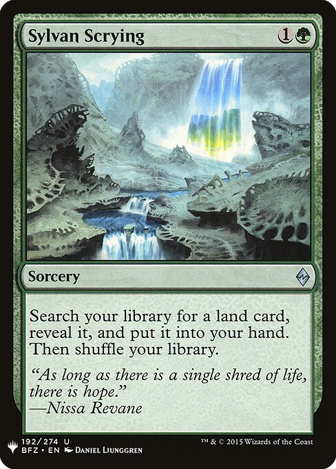 Sylvan Scrying - The List - BFZ-192