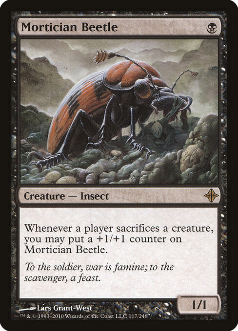 Mortician Beetle - Rise of the Eldrazi - 117