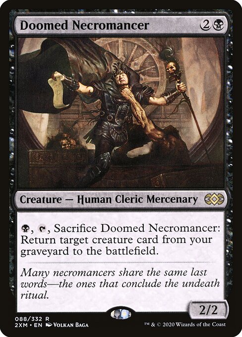 Doomed Necromancer - Double Masters - 88