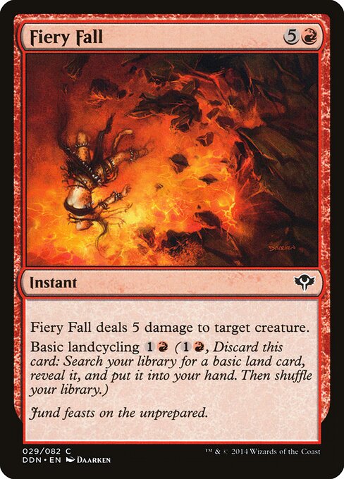 Fiery Fall - Duel Decks: Speed vs. Cunning - 29