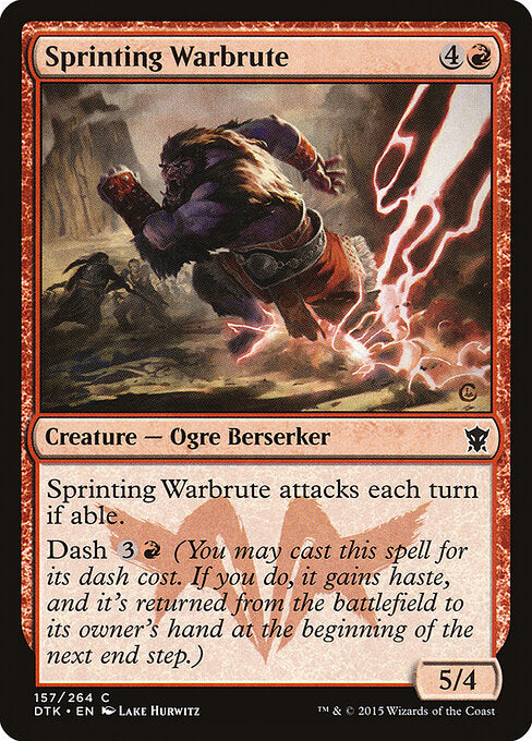Sprinting Warbrute - Dragons of Tarkir - 157