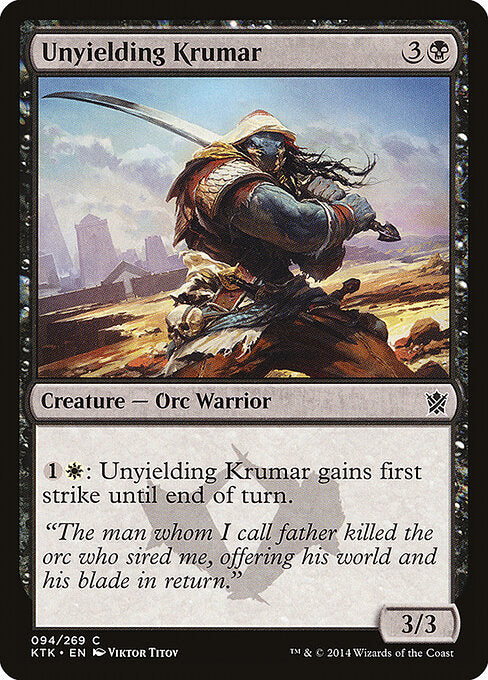 Unyielding Krumar - Khans of Tarkir - 94